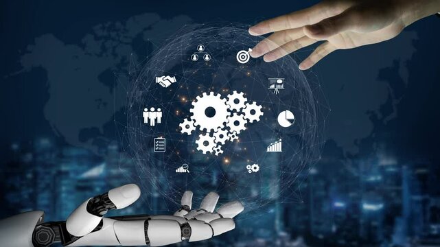 Teamwork and collaboration, group productivity, communication strategies, joint goals, and collaborative success through strong team dynamics and shared business vision. Muxer