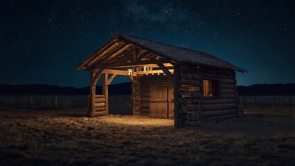 Obraz premium abandoned house in the night