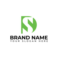 SD DS Logo design Concept vector art illustration