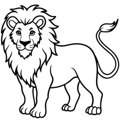 Lion Essence Line Art