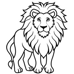 Lion Essence Line Art