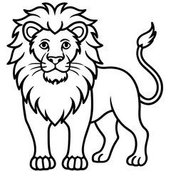 Lion Essence Line Art