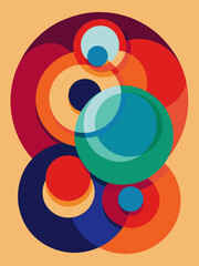 Obraz premium Abstract vibrant vector background wallpaper