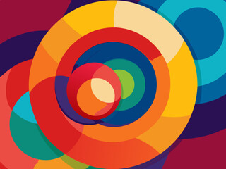 Abstract vibrant vector background wallpaper