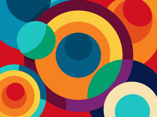 Obraz premium Abstract vibrant vector background wallpaper