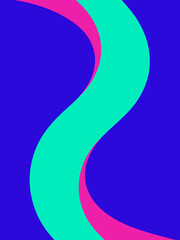 Abstract vibrant vector background wallpaper