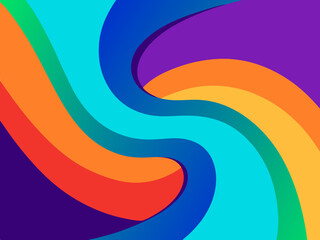 Abstract vibrant vector background wallpaper