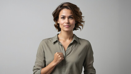 portrait of a young woman