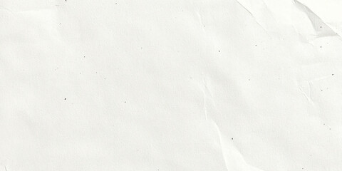 Obraz premium Crumpled paper texture displays wrinkled details, subtle imperfections creating a white textured backdrop