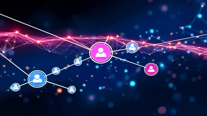 abstract technology background with globe - Powered by Adobe