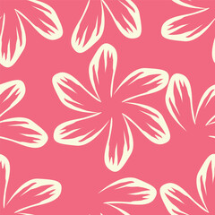 Botanical Beauty: Seamless Pattern of Exotic and Colorful Flowers