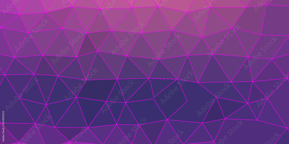 Wall mural abstract modern polygonal background composed of irregular geometric triangles in a low-poly mesh st