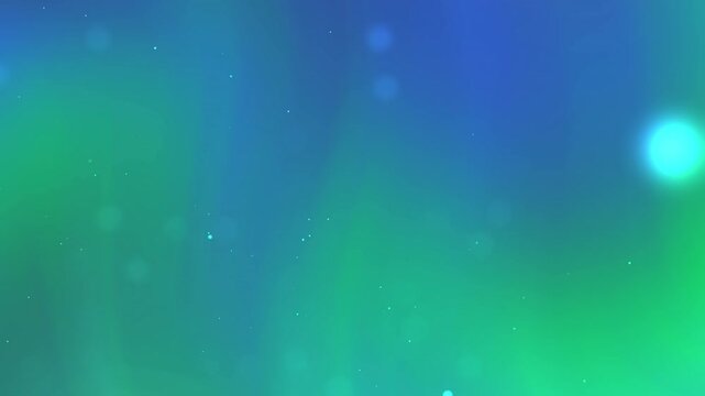 Blue green gradient bokeh filled background ideal for website design, social media graphics, and various creative projects needing a serene ambiance.