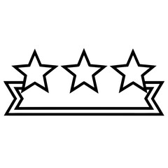 Fototapeta premium silver star on white background