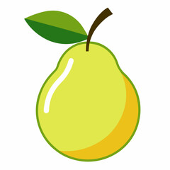 Simple Japanese Pear Vector