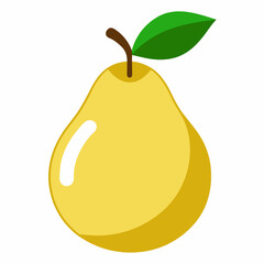 Simple Japanese Pear Vector