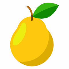 Simple Japanese Pear Vector