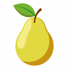 Simple Japanese Pear Vector