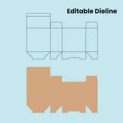 dieline, packaging dieline, dieline template, box dieline, editable dieline design, printable dieline layout, dieline for printing, die cut template, packaging design dieline