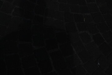 Processed collage of luxury pattern of black marble texture. Background for banner, backdrop or texture for 3D mapping. Panorama of Dark grey black slate background or texture. Black granite slabs