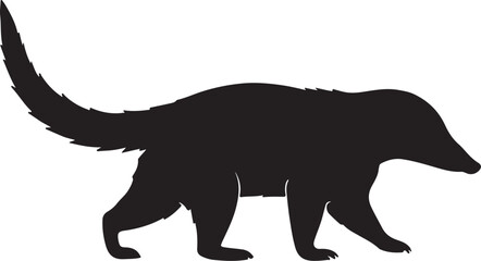 Coatimundi Vector Silhouette