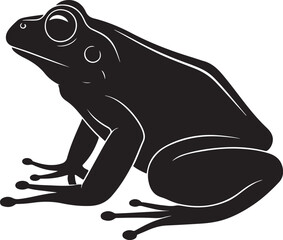 Frog Vector Silhouette