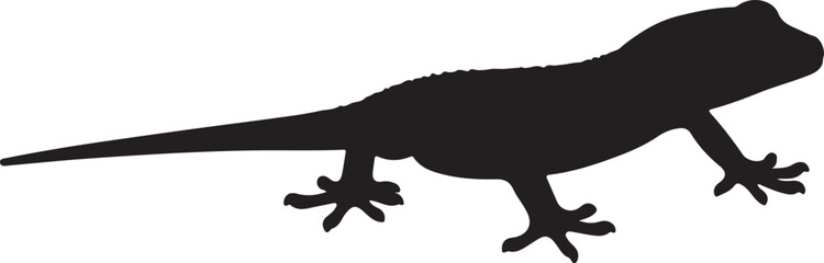Inexpectatum Gecko Vector Silhouette