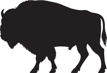 European Bison Silhouette