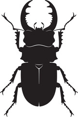 Frankenstein Beetle Silhouette