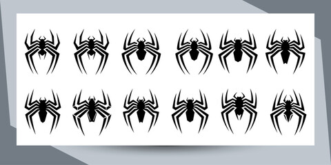 Spider logo icon design