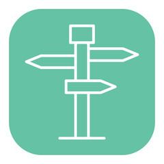 Directional Sign Icon