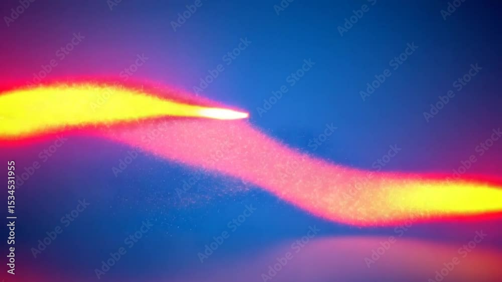 Wall mural abstract light streaks on gradient background, animation effect and visuals backdrop
