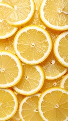 Delicious Lemon Slices Background