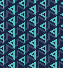 Seamless abstract chevron with triangles pattern -vector eps8