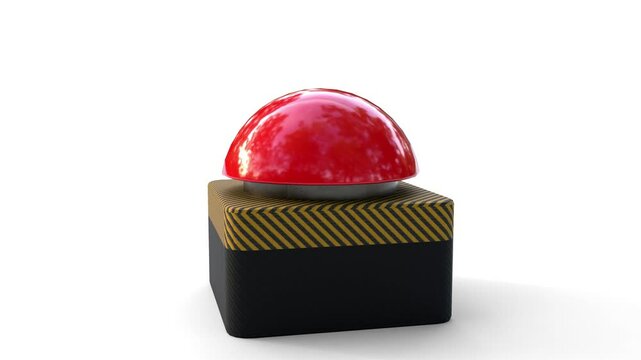 big red button press animation