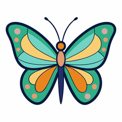 Minimal Butterfly Vector on White