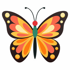 Minimal Butterfly Vector on White