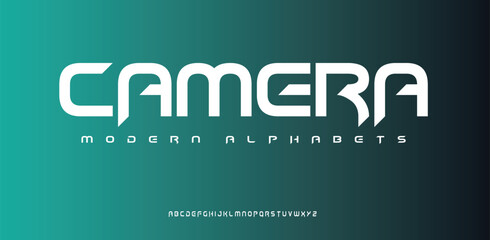 Camera vector illustration of alphabet small letter A to Z logo design © Martinad