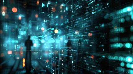 Digital technology concept image