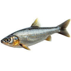 Fototapeta premium Gizzard Shad isolated on transparent background.