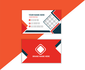 Creative modern and professional vector business card design