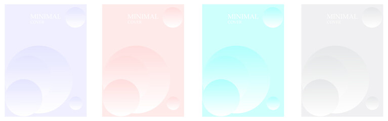 Soft Pastel Geometric Background Set – Minimal Abstract Gradient Designs.