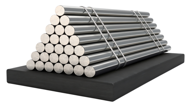 High-Quality Metal Rods Precision-Cut Steel Bars for Industrial Applications