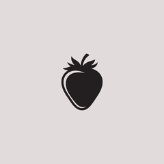Strawberry Logo icon concept.