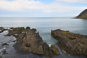 Icelandic sea coast