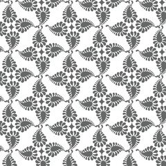 Elegant Seamless Floral Vector Pattern – Editable EPS Design for Fabric, Stationery, and Digital Use