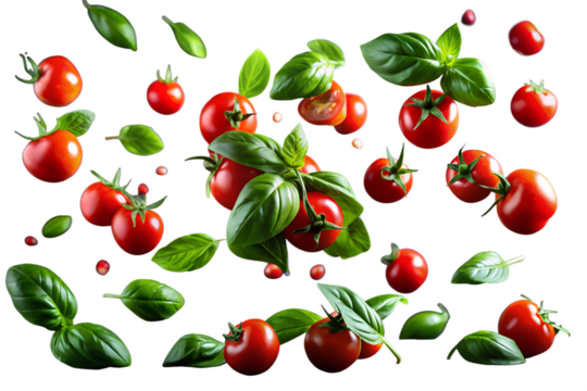 seamless pattern with tomatoes