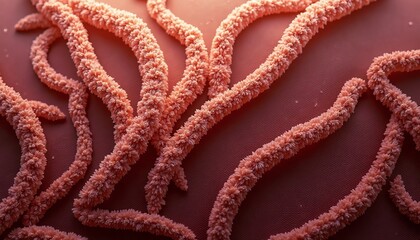 Obraz premium Pink Cord Close Up