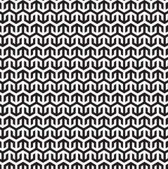 vector seamless pattern, black and white geometric pattern, repeating arrow-like or 