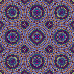 Patrón sin costuras Tejido Original. Colores. Formas. Estampa. Textura. Fondo. Caleidoscopio. Simétrico. Infinito